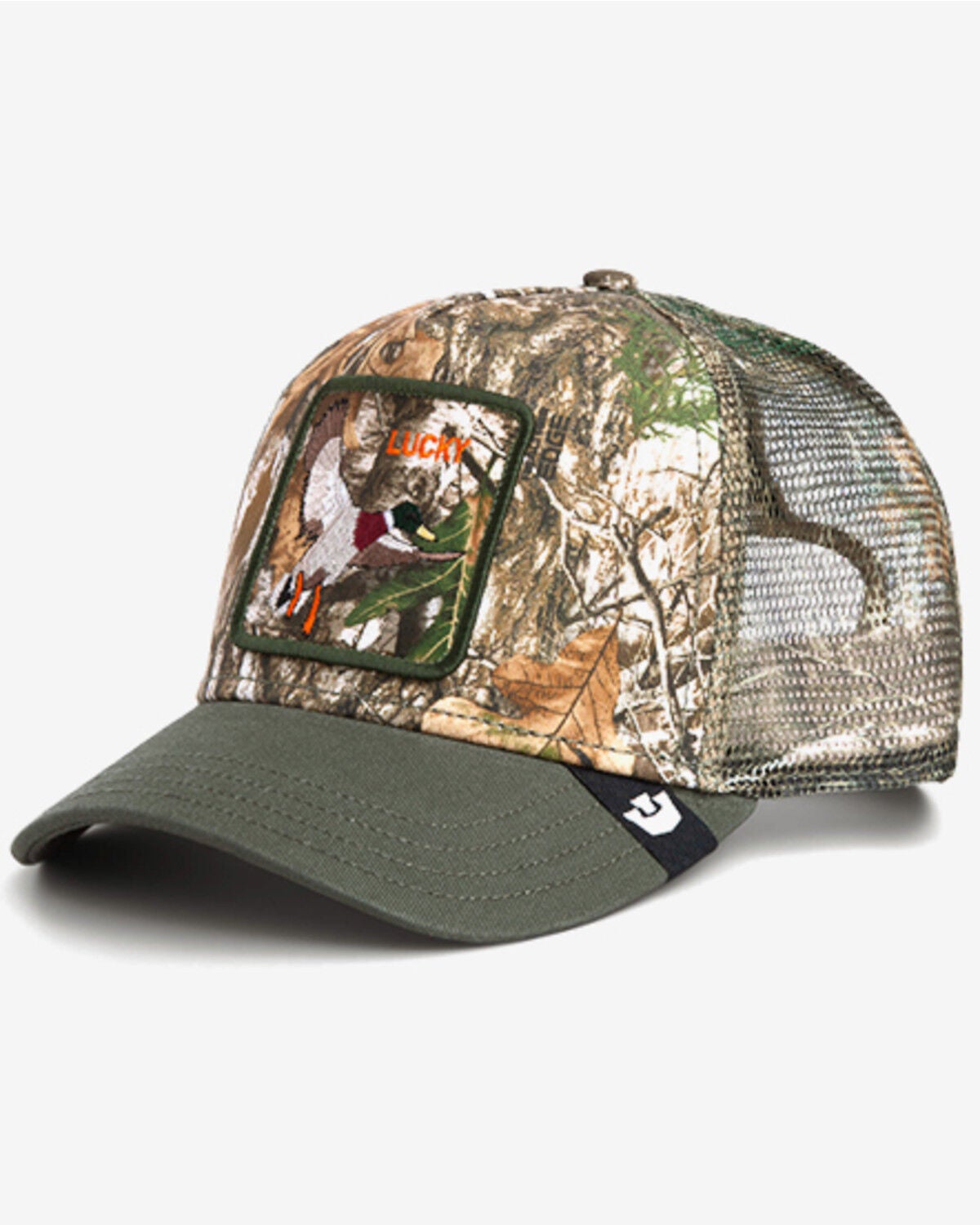 Goorin Bros Men's Realtree Edge Lucky Duck Ball Cap, Camouflage, hi-res