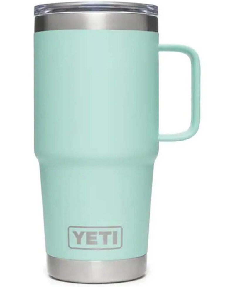 Yeti Rambler 20oz Travel Mug, Teal, hi-res