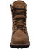 Ad Tec Men's 9" Waterproof Logger Work Boots - Soft Toe, Brown, hi-res