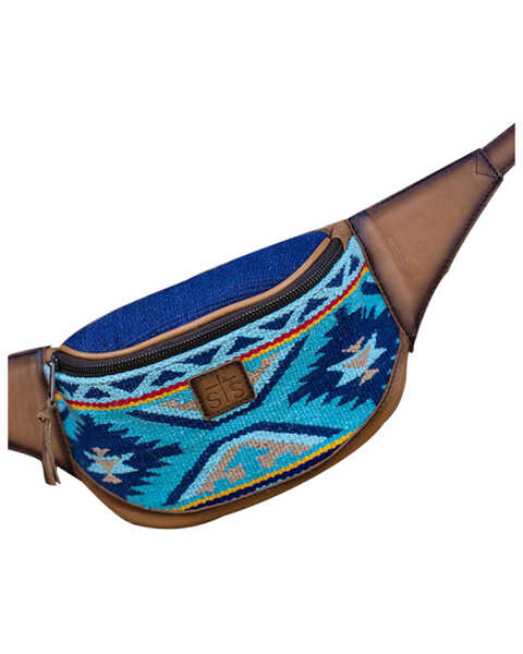 STS Ranchwear by Carroll Women's Mojave Sky Belt Bag, Blue, hi-res
