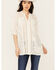 Image #2 - Johnny Was Women's V Neck Tunic, White, hi-res