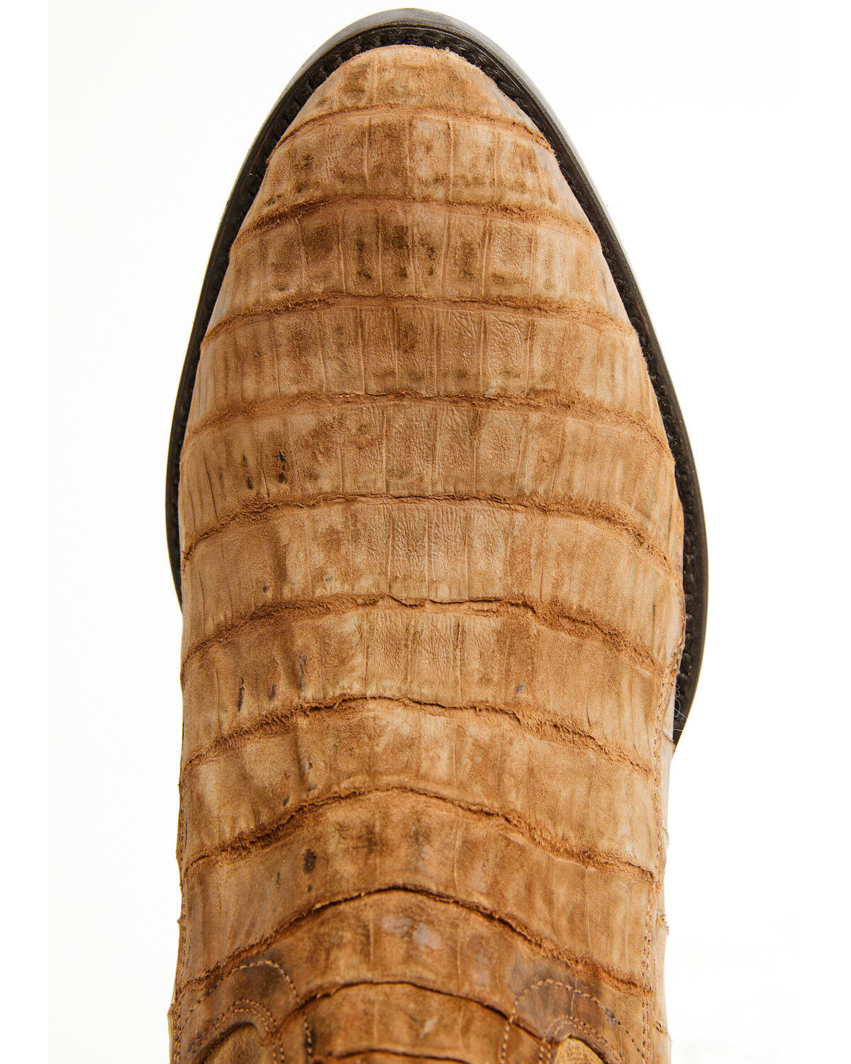Image #6 - Dan Post Men's Exotic Caiman Makara Tall Western Boots - Round Toe, Brown, hi-res