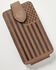 Cody James Men's American Flag Cell Phone Wallet, Brown, hi-res