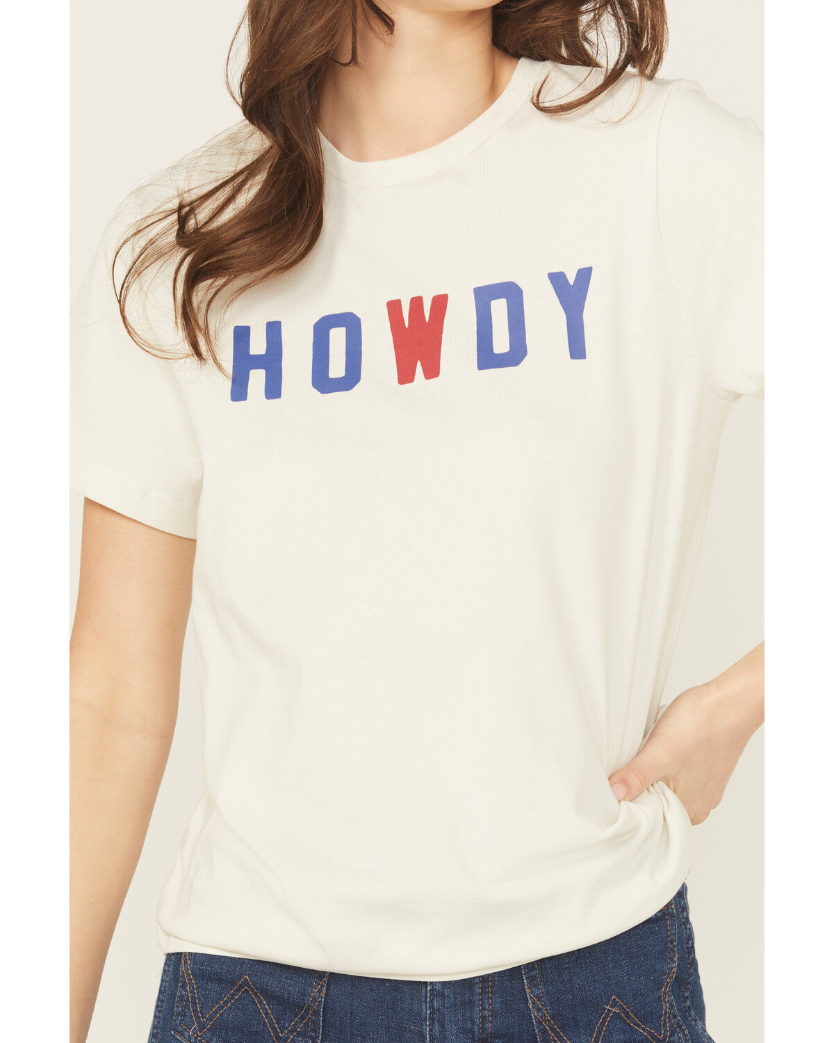 Image #3 - Wrangler Women's Modern Howdy Short Sleeve Graphic Tee, White, hi-res