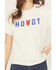 Image #3 - Wrangler Women's Modern Howdy Short Sleeve Graphic Tee, White, hi-res