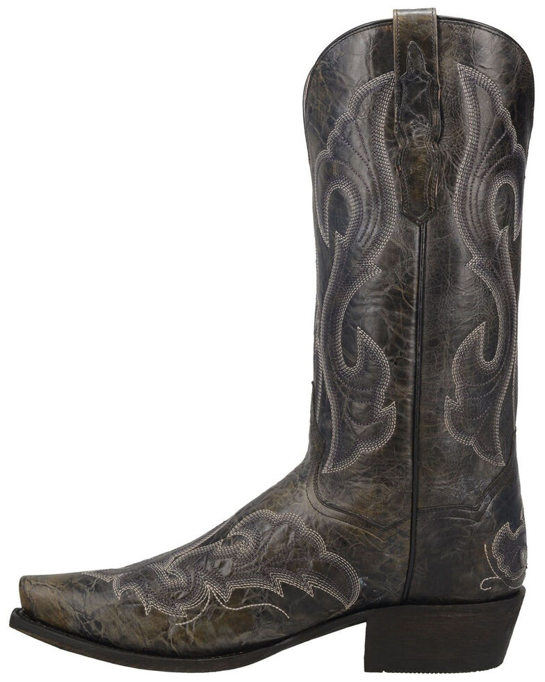 mens black snip toe cowboy boots