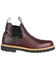 Georgia Boot Men's Romeo Waterproof Slip-On Work Shoes - Round Toe, Brown, hi-res