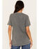 Image #4 - Youth in Revolt Women's Jackson Hideout Skeleton Short Sleeve Graphic T-Shirt, Charcoal, hi-res