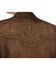 Image #5 - Circle S Men's Embroidered Micro-Suede Sportcoat, Chestnut, hi-res