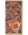 Image #1 - Hooey Men's Playing Cards Embossed Leather Rodeo Wallet, Brown, hi-res