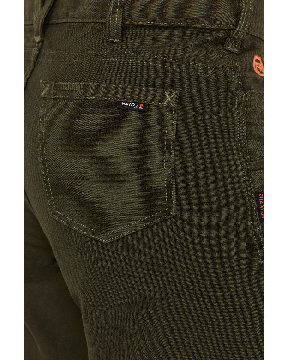 Image #4 - Hawx Men's FR Canvas Pants, Forest Green, hi-res