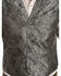 Cody James Men's Paisley Print Western Vest , Silver, hi-res