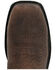 Rocky Men's Worksmart Waterproof Pull On Western Work Boots - Composite Toe , Dark Brown, hi-res