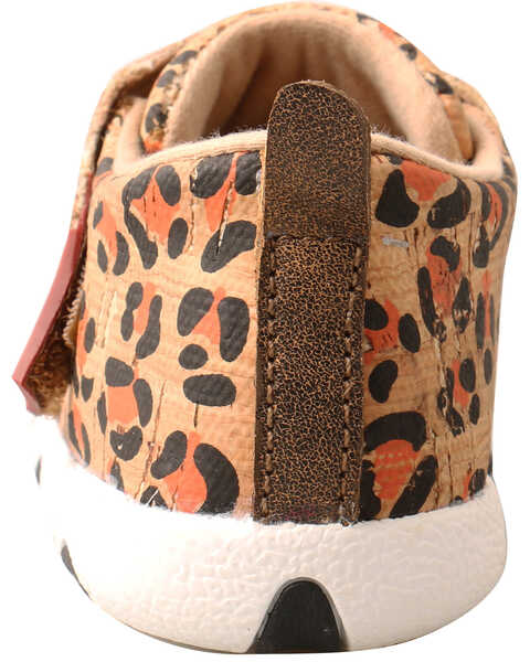 Image #4 - Twisted X Infant Girls' Leopard Print Boots - Moc Toe, Tan, hi-res