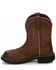 Justin Women's Wanette Western Work Boots - Steel Toe, Distressed Brown, hi-res
