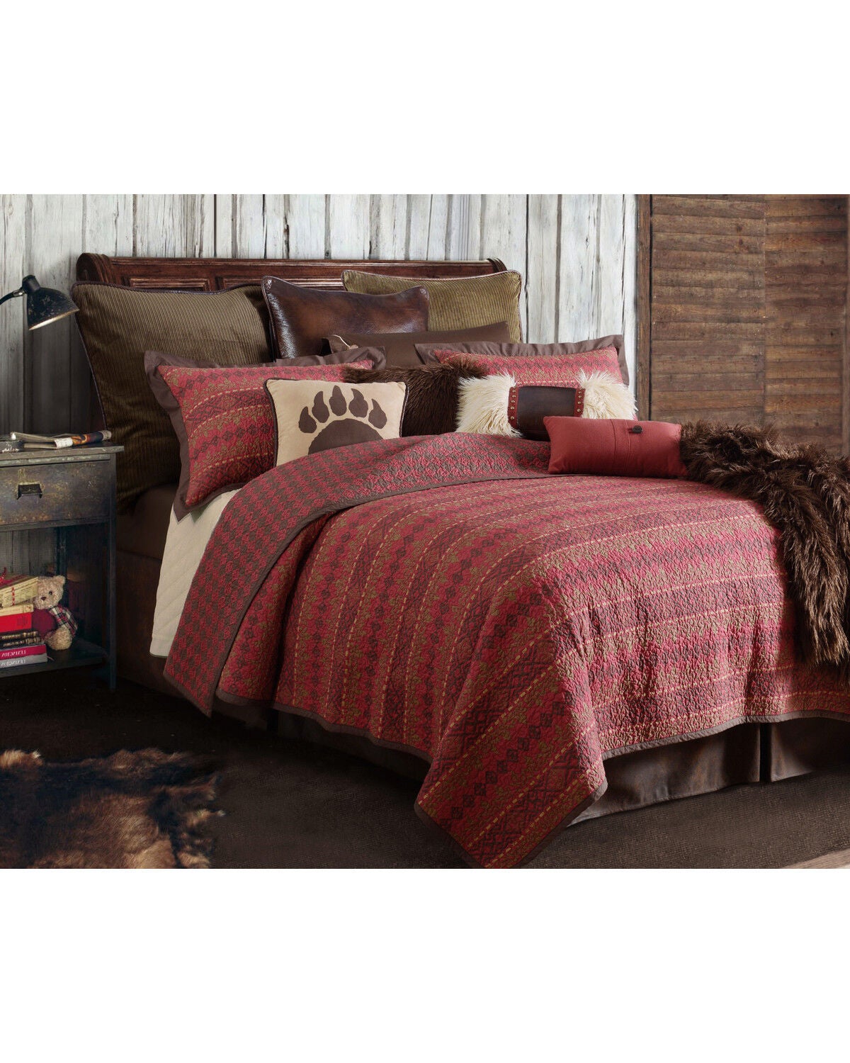 HiEnd Accents Rushmore Full/Queen Quilt Set - 3 Piece, Multi, hi-res