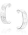 Image #1 - Montana Silversmiths Women's Out West Hoop Earrings, Silver, hi-res