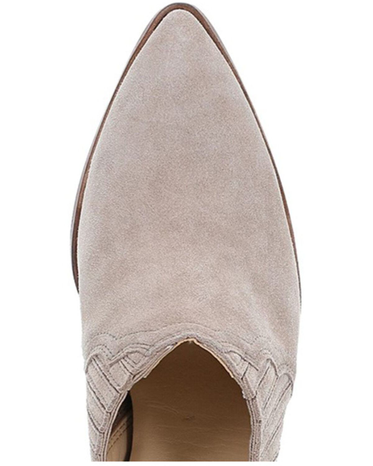 Image #6 - Frye Women's Sara Western Mules, Taupe, hi-res
