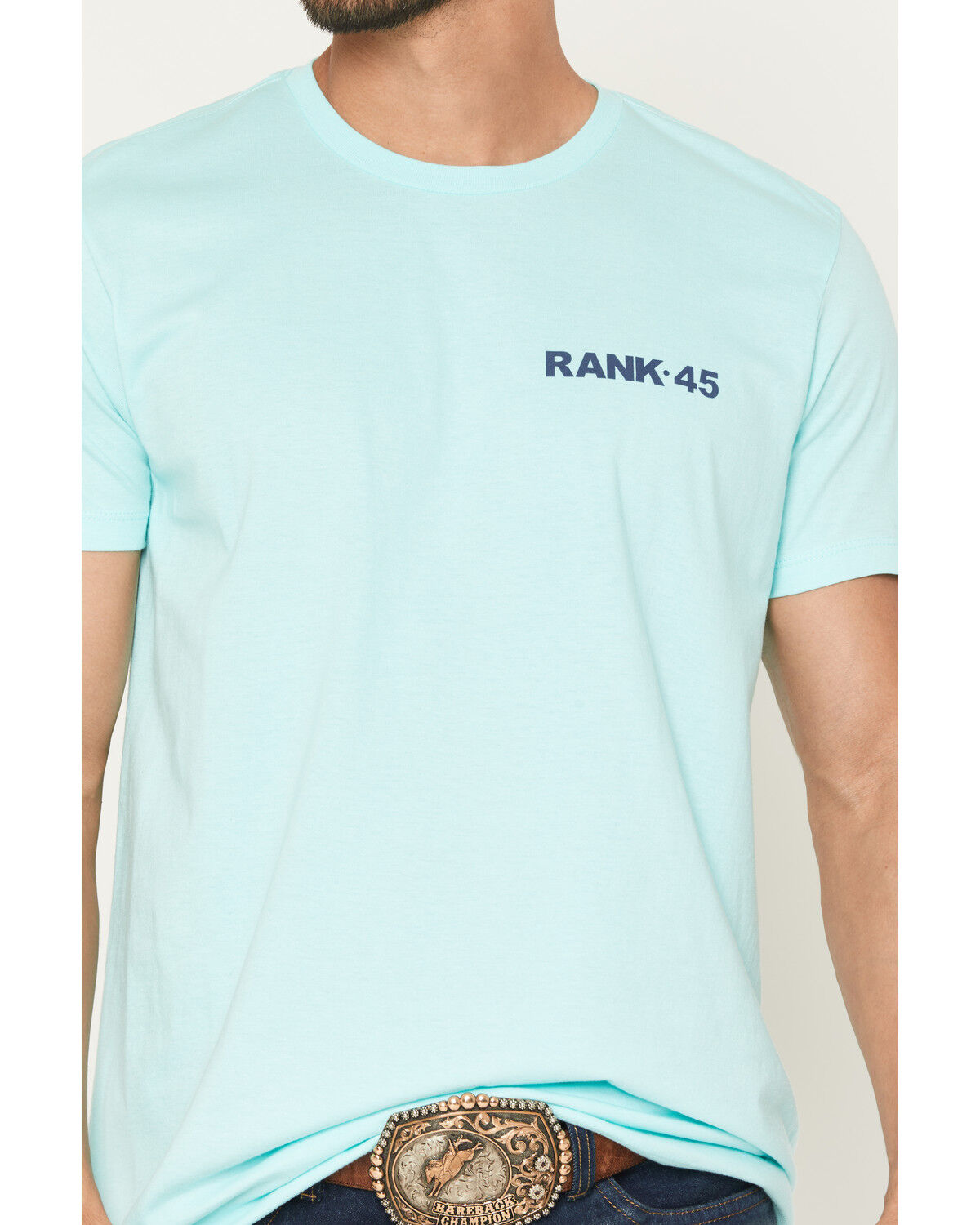 Image #4 - RANK 45® Men's Breaking Barriers Short Sleeve Graphic T-Shirt, Mint, hi-res