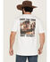 Image #1 - Riot Society Men's Fight For Your Right To Party Short Sleeve Graphic T-Shirt, White, hi-res