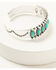 Image #3 - Shyanne Women's Cuff and Stretch Bead Statement Bracelet Set - 4 Piece , Turquoise, hi-res