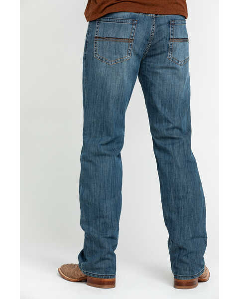 Cody James Men's Bozeman Medium Wash Slim Bootcut Stretch Denim Jeans, Indigo, hi-res