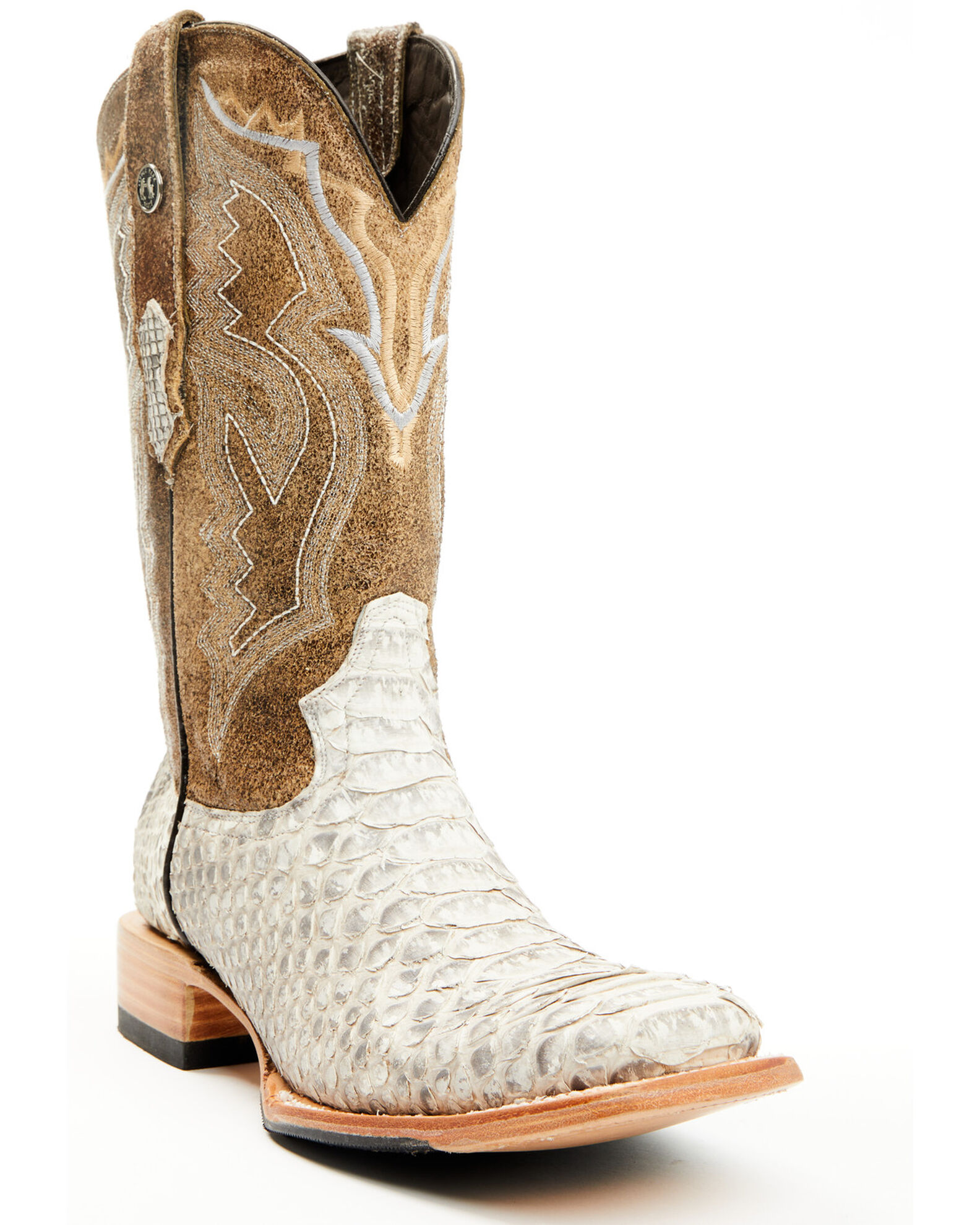 Tassel Bit Vamp Heeled Opera Shoe – Python Leather | Nepenthes London