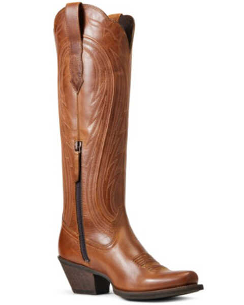 Ariat Women's Abilene Western Performance Boots - Snip Toe, Brown, hi-res