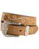 Nocona Belt Co. Women's Floral Stitched Leather Belt, , hi-res