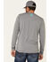 HOOey Men's Gray Habitat Bamboo Graphite Long Sleeve T-Shirt , Grey, hi-res