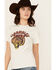 Image #2 - Wrangler Women's Tiger Short Sleeve Graphic Tee, White, hi-res