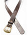 Image #2 - Cody James Men's Tonal Leather Stitch Belt , Brown, hi-res