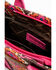 Wrangler Women's Southwestern Print Small Canvas Crossbody Bag, Pink, hi-res