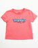 Image #1 - Wrangler Toddler Boys' Stars And Stripes Logo Short Sleeve T-Shirt, Red, hi-res