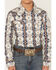 Image #3 - Cody James Boys' Wild Prairie Southwestern Print Long Sleeve Snap Western Shirt, Tan, hi-res