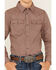 Image #3 - Cody James Boys' Ramon Plaid Print Long Sleeve Snap Western Shirt, Brown, hi-res