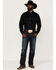 Image #2 - RANK 45® Men's Basic Twill Long Sleeve Button-Down Western Shirt, Black, hi-res
