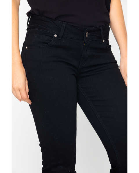 Wrangler Women's Black Mid Rise Bootcut Jeans | Sheplers