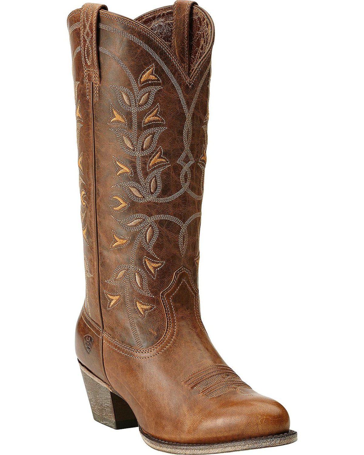Image #2 - Ariat Women's Desert Holly Western Boots - Round Toe, Brown, hi-res