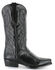 Image #2 - El Dorado Men's Handmade Vanquished Calf Western Boots - Square Toe, Black, hi-res