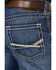 Image #4 - Ariat Men's M5 Medium Wash Pismo Bucklin Straight Denim Jeans - Big, Medium Wash, hi-res