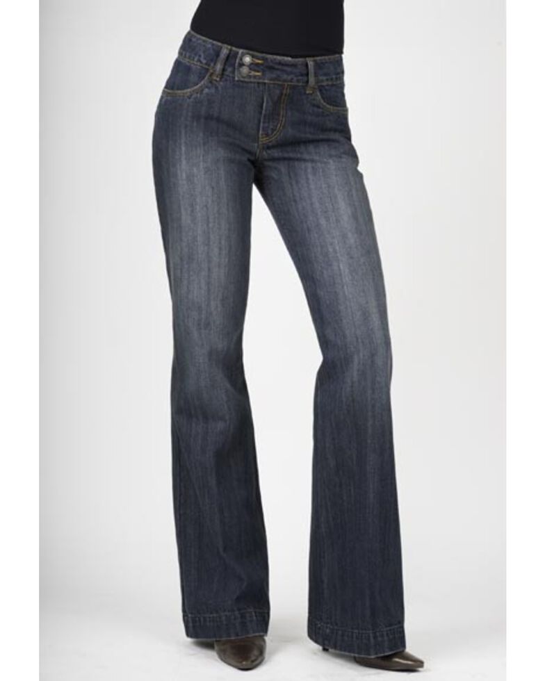 Stetson Women's 214 Fit City Trouser Jeans, Med Wash, hi-res