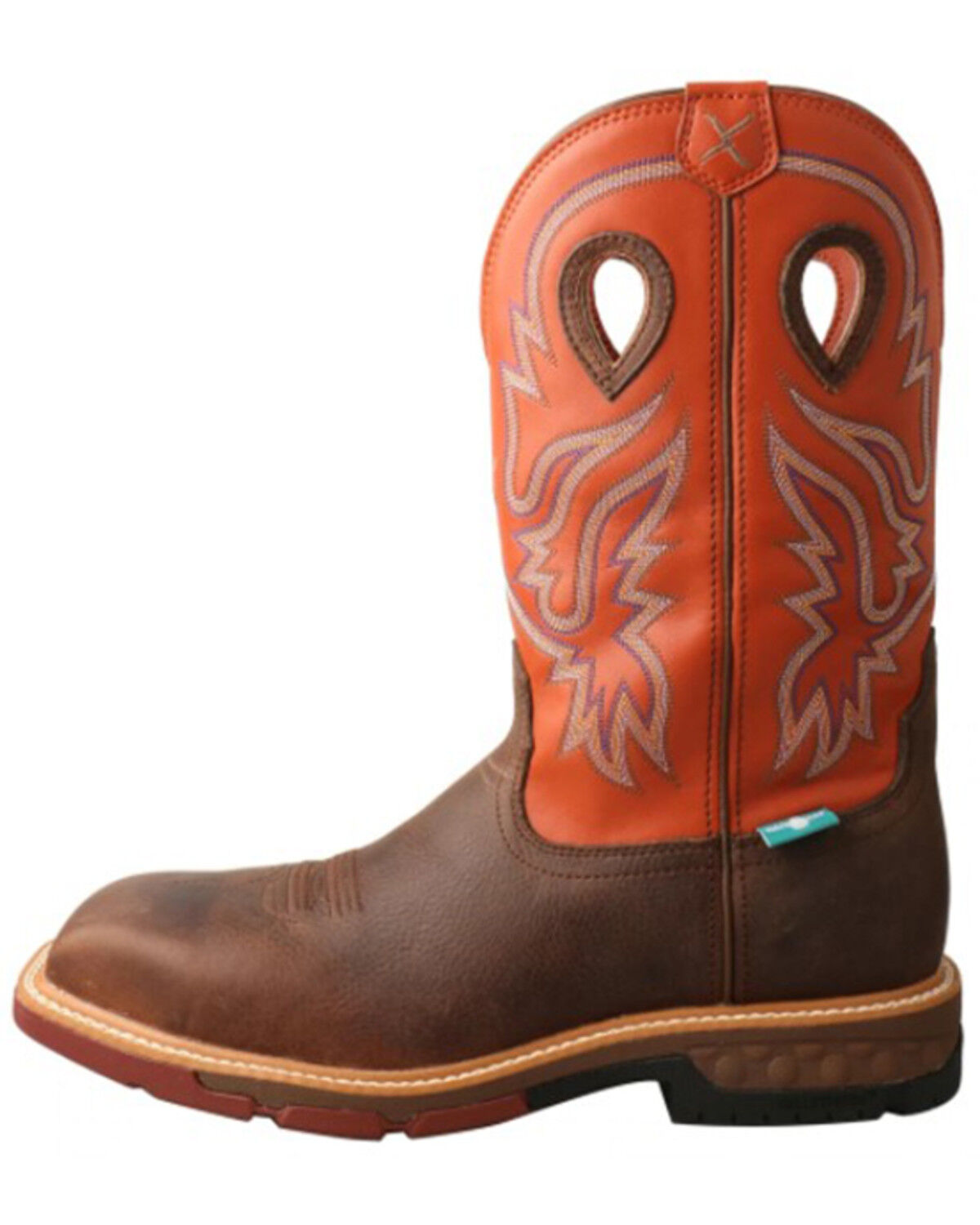 Image #3 - Twisted X Men's Waterproof Western Work Boot - Nano Composite Toe, Brown, hi-res