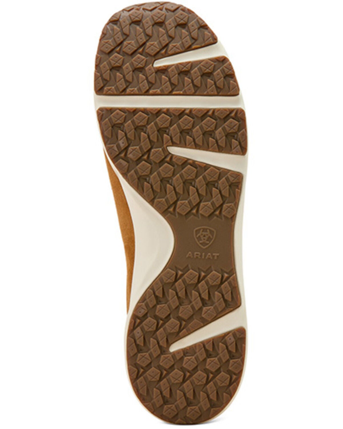 Image #5 - Ariat Men's 4" Spitfire Lace-Up Suede Shoes - Moc Toe, Natural, hi-res