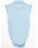 Image #3 - Shyanne Infant Girls' Chambray Flutter Western Onesie, Medium Blue, hi-res