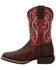 Image #3 - Durango Boys' Shyloh Western Boots - Broad Square Toe, Mahogany, hi-res