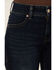 Image #4 - Rock & Roll Denim Women's Dark Wash High Rise Welt Pocket Trouser Stretch Denim Jeans, Dark Wash, hi-res