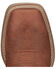 Image #6 - Justin Women's Halter Western Boots - Broad Square Toe, Cognac, hi-res