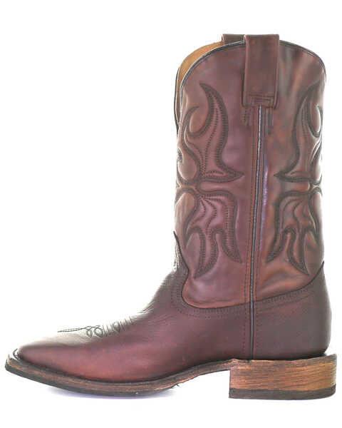Corral Men's Chocolate Embroidery Western Boots - Square Toe, Chocolate, hi-res