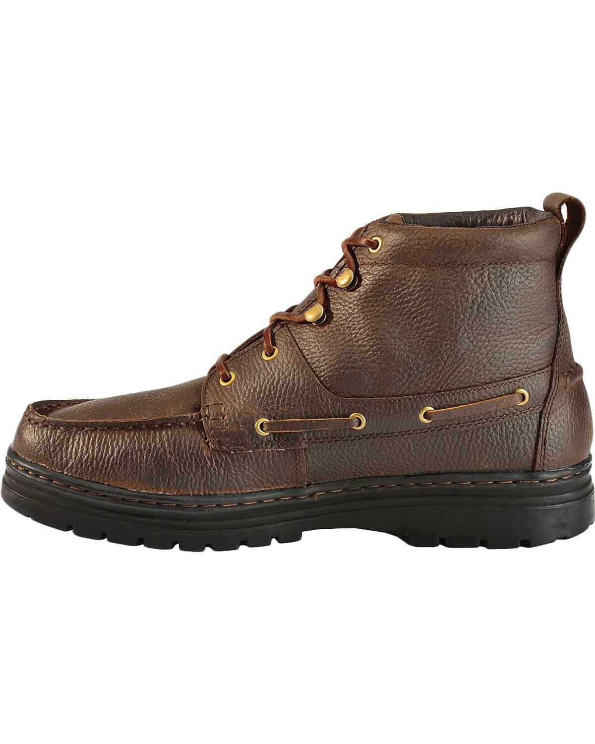 justin chukka boots steel toe